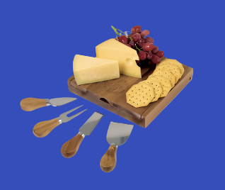 Cheeseboard with Serving Set